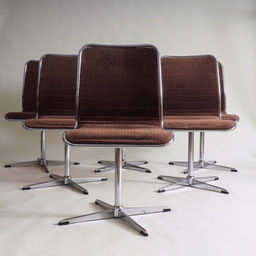 Set di 6 sedie girevoli di Tacke Sitzmöbel