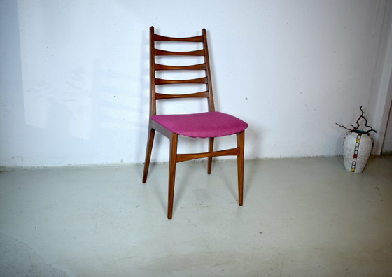 Image 1 of Ensemble de deux chaises Benze roses vintage des années 1960