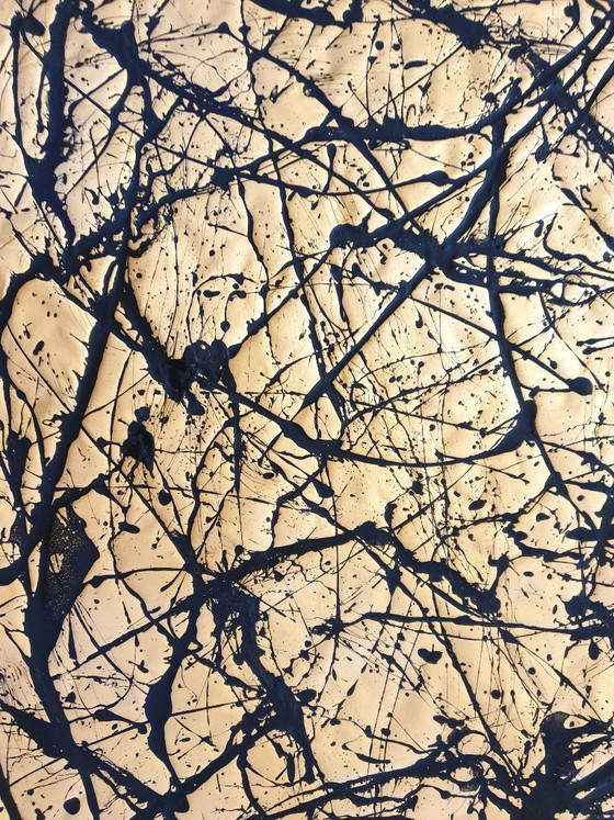 Black Golden Branches – Gemälde & Zeichnungen, Leinwand, Abstract (photo 5 of 17)