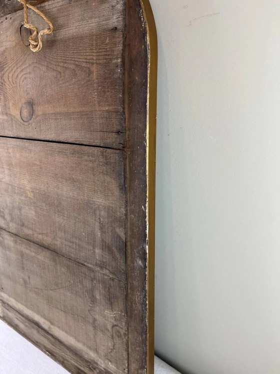 Antiker vergoldeter Spiegel aus dem späten 19. Jahrhundert. – Wood, Glass (photo 12 of 14)