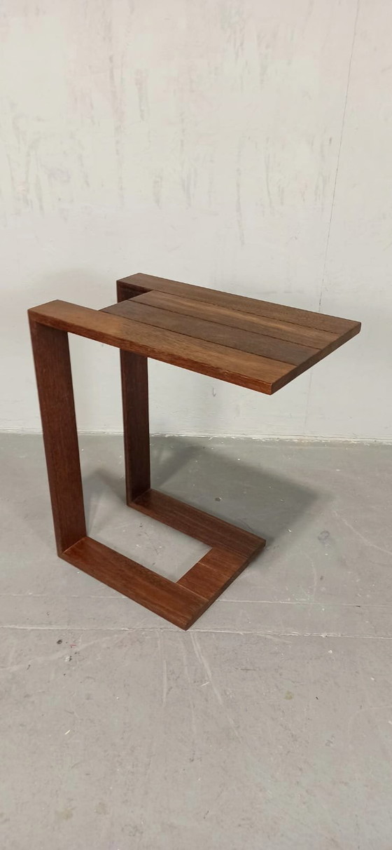 Image 1 of Mesa auxiliar de madera maciza mesa de sofá