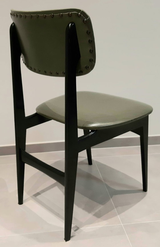 Image 1 of Sillas de comedor Alfred Hendrickx de los años 50, juego de 6