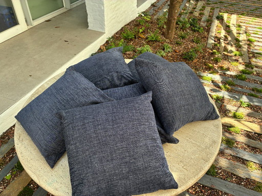 6x kussens jeans handmade Boutique Vanhille Grubert