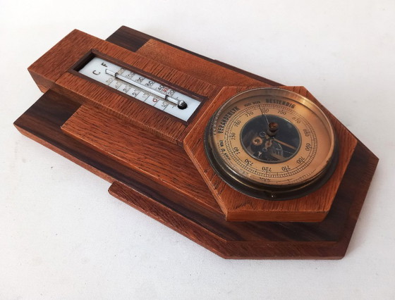 Image 1 of Barometro Art Déco Stazione meteorologica scolastica di Amsterdam