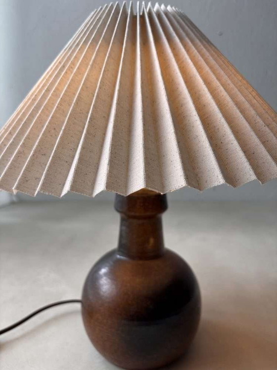 Image 1 of Minimalistische Tischlampe aus Keramik, Dänemark, 1960er Jahre