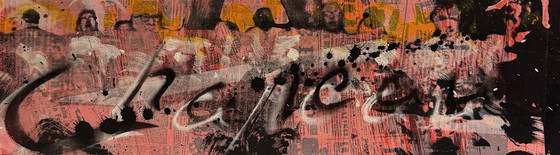 Image 1 of Ronald Chapeau - "Il più grande 1" - Muhammad Ali - Tecnica mista su tela incorniciata