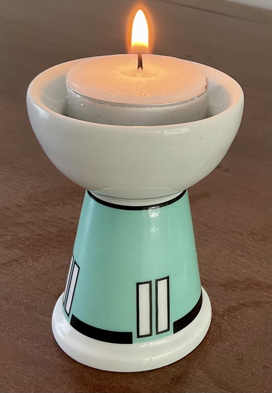 Image 1 of Arzberg Cult Focus bauhaus postmoderno Juego de huevera con molinillo de sal