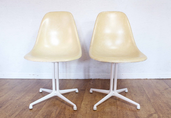 Image 1 of Pair Of Eames La Fonda Chairs 1970