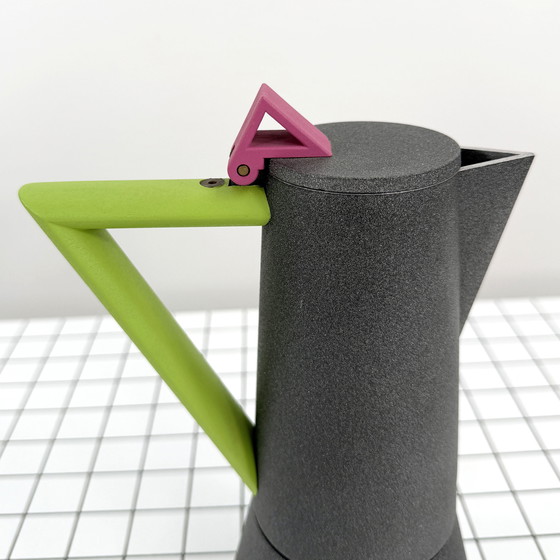 Image 1 of Cafetière Série Accademia par Ettore Sottsass pour Lagostina, 1980