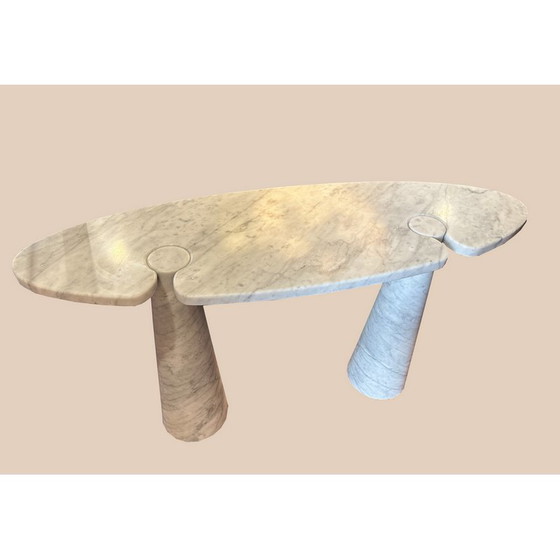 Image 1 of Vintage Mangiarotti marble console, 1970