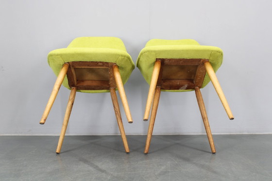 Image 1 of 1960s Miroslav Navratil Fiberglass Shell Lounge Side Chairs, Czechoslovakia