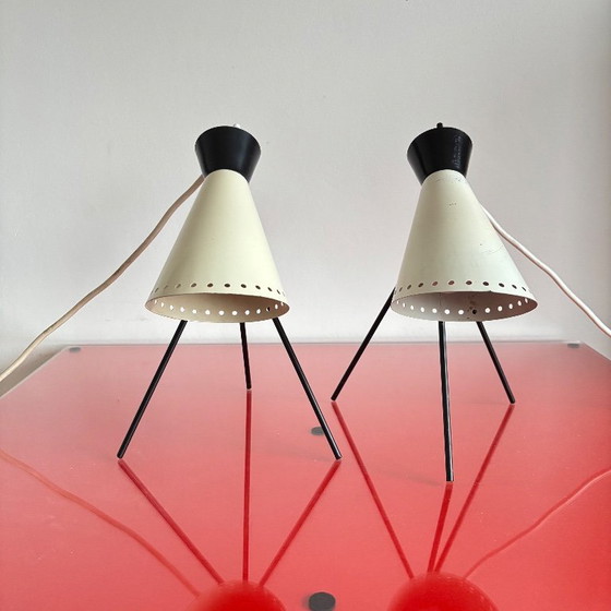 Image 1 of Set of bedside table lamps by J. Hurka