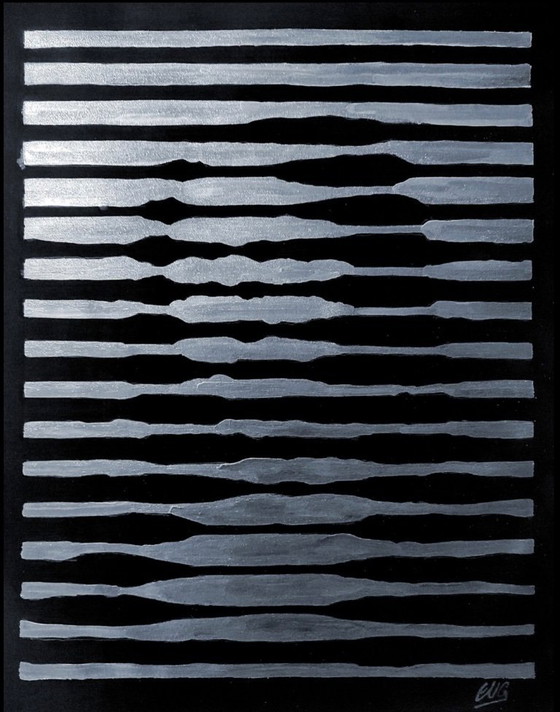 Image 1 of Walter Geraci - Gioconda Stripes Silver