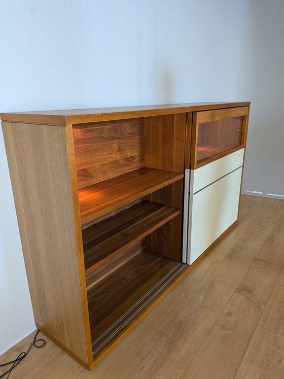 Image 1 of Musterring Design Wall Unit | Complete Set | Walnut & High Gloss