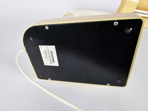 Sylvania - Made in Italy - Lámpara de mesa - Cuello flexible - Iluminación de la era espacial - Años 70