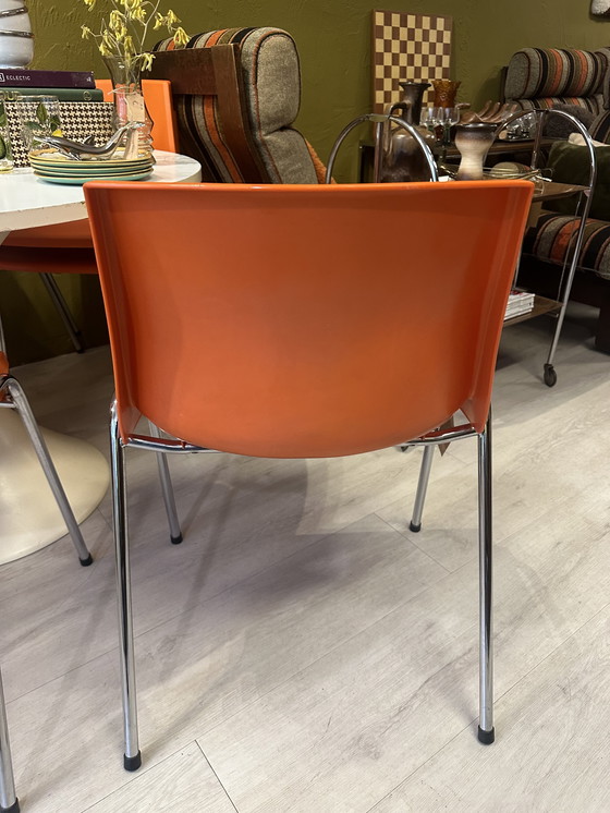 Image 1 of 6 Vintage stapelstoelen