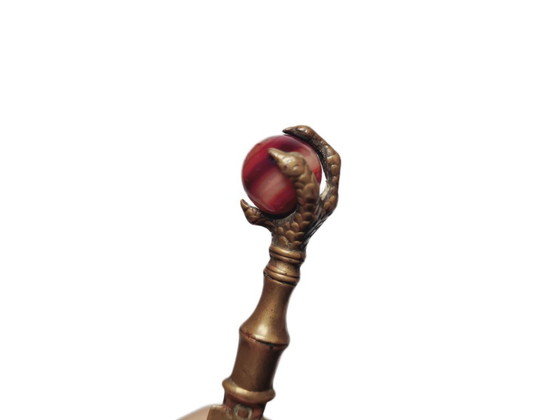 Marque-page français victorien, années 1890 – Objets déco, Stone, Brass (photo 4 of 6)