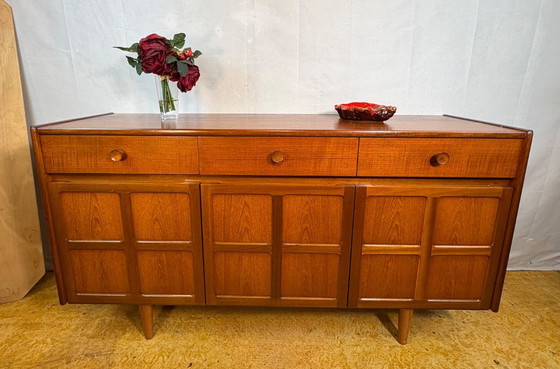 Image 1 of Mid Century Retro Teak Sideboard by Nathan Circa 1960-1970     A highly desirable mid century modern teak sideboard by Nathan, d