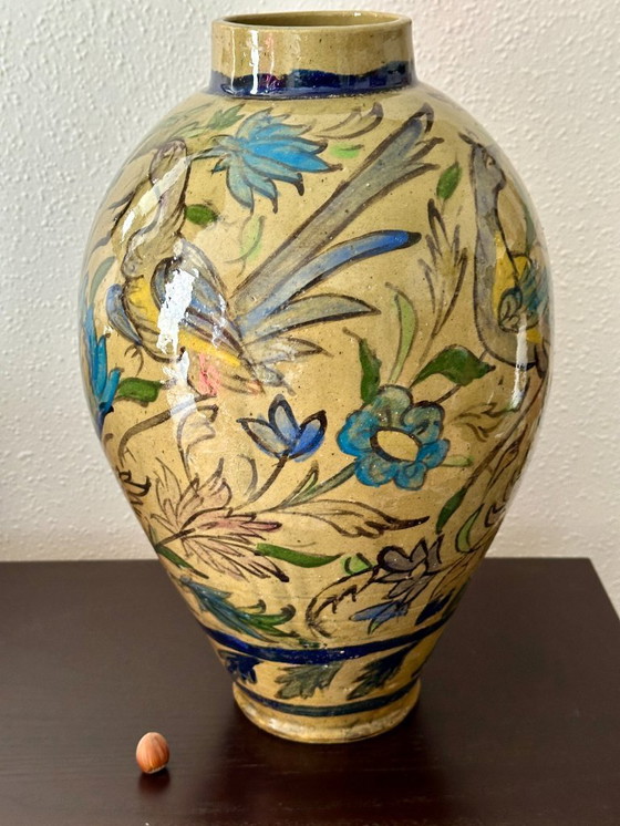 Image 1 of XXL VASE DYNASTIE KADJAR PERSE ANCIEN