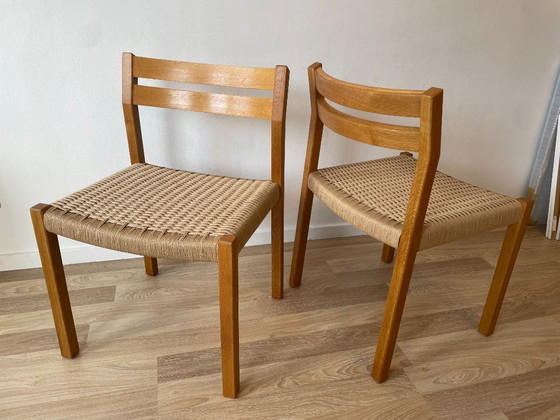 Image 1 of 2 chaises J.L. Møller, modèle 401