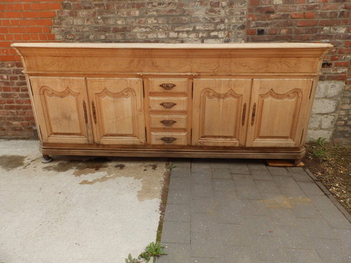 Long Dressoir Dresse en Chêne Qualité Ébéniste