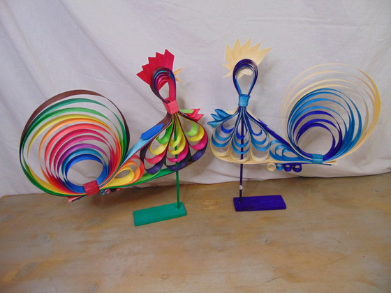 Image 1 of Grilles décoratives, faites à la main (bois de placage)