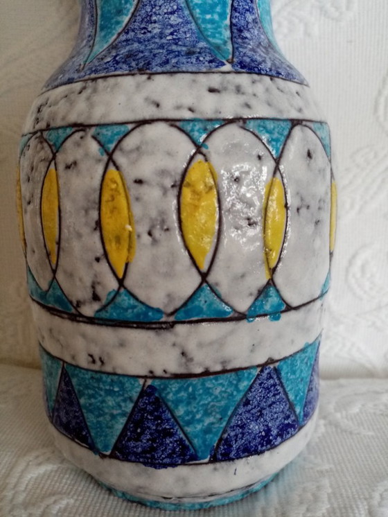 Image 1 of Italian ceramic vase Fratelli Fanciulacci 1960s (20.50cm) 
