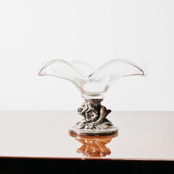 Image 1 of Studio Ottaviani kristallen tafelstuk, design uit de jaren 70, luxe.