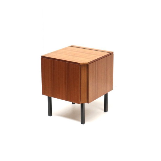 Image 1 of Vintage cabinet with flap made in the 1960s