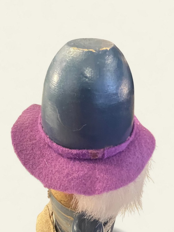 Image 1 of Original nutcracker "Hunter" with rifle | Handcrafted in the Erzgebirge region | Vintage wooden figure