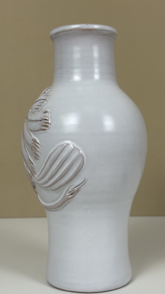 Vaso da fiori in ceramica vintage di Hannie Mein, design olandese. – Vasi (photo 6 of 12)