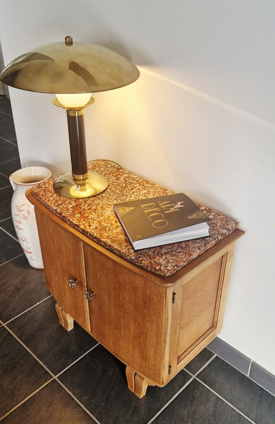 Image 1 of Meuble style Art déco- Chêne er hêtre- années 1950