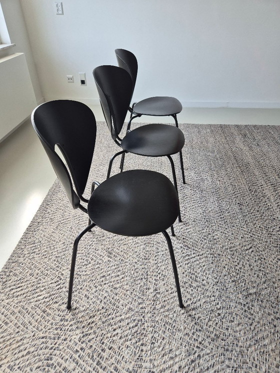 Image 1 of 3 STUA Globus Stühle schwarz in gutem Zustand
