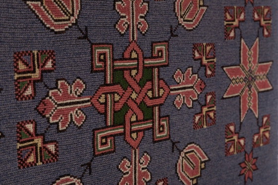 Image 1 of Woven Swedish Ethnic wall art from 1930’s
