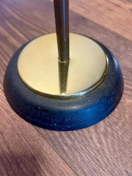 Image 1 of Posacenere Mid Century 1960 - Germania, in ottone e metallo. In nero, oro rosa e ottone patinato