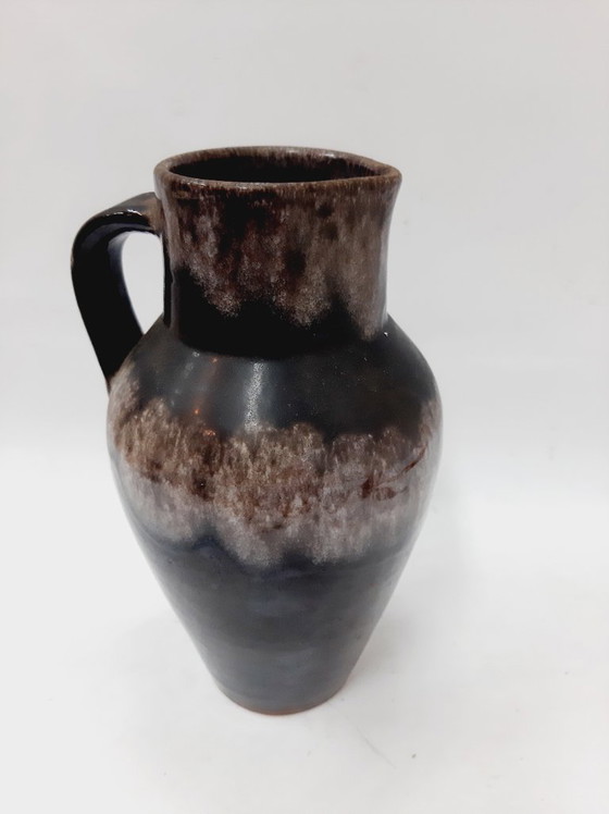 Image 1 of Brocca in ceramica smaltata vintage, 23 cm