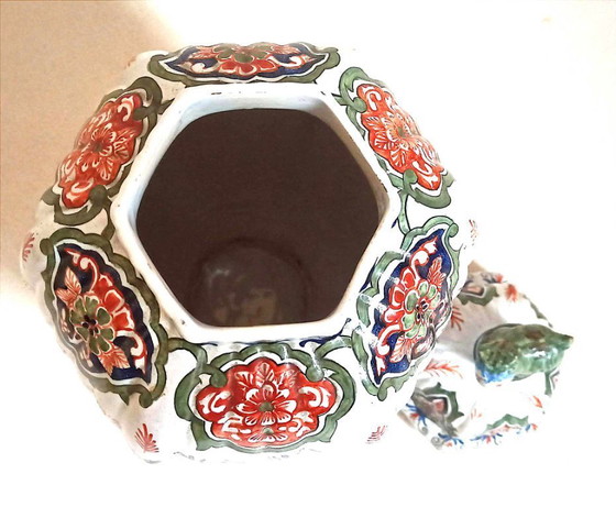 Image 1 of Potiche in terracotta Desvres, altezza 40 cm