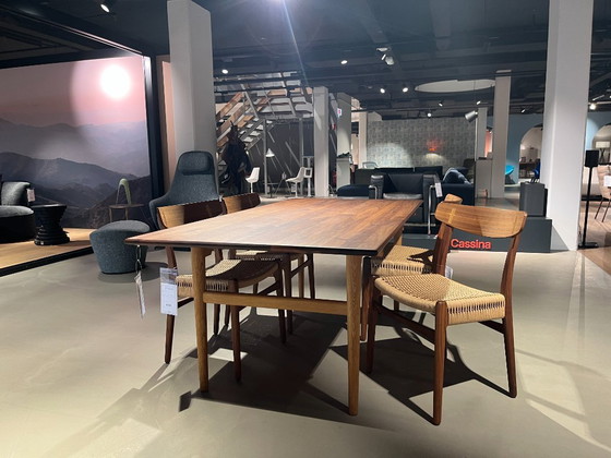 Image 1 of CH327 + CH23 dining table and chairs