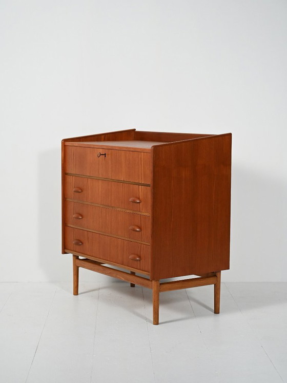 Image 1 of Scandinavian teak vanity chest, 1950s/60s