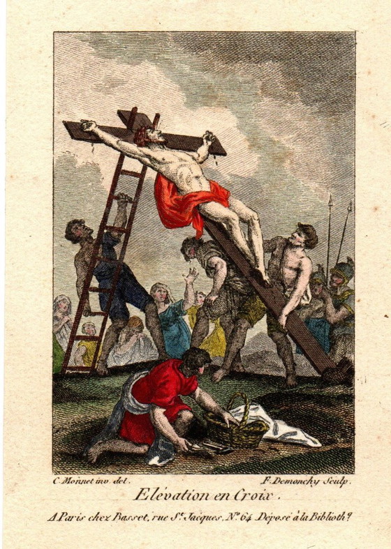 Image 1 of 7 Incisioni religiose Charles Monnet 1732-1808