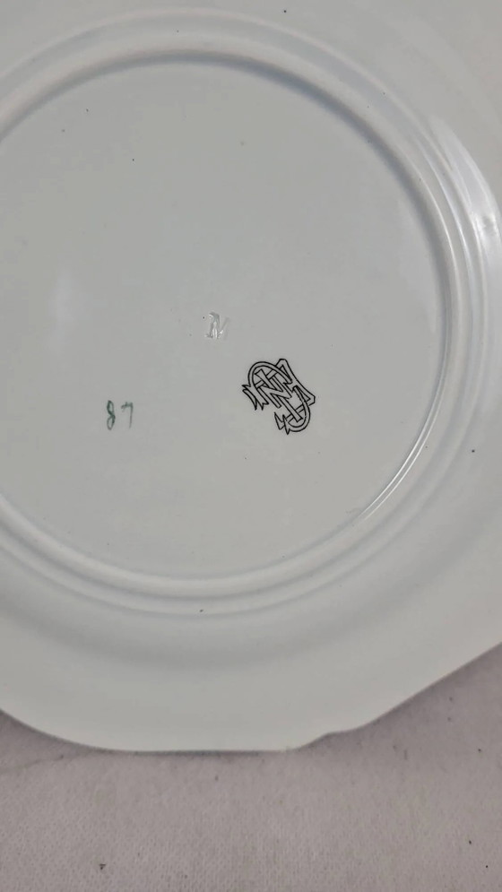 19th century Gien earthenware plate – Crockery, Chrome (photo 5 of 7)