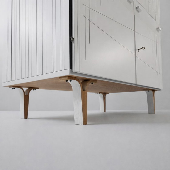 Image 1 of Vintage Wardrobe in Ash by Francisek Mezulanik, 1970