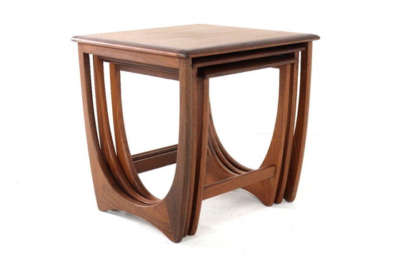 Image 1 of Tavolini ad incastro G-Plan Fresco 'Dogmersfield' Vintage