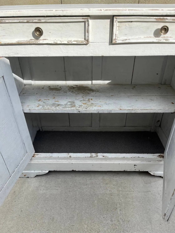 Pariser Buffet aus Massivholz Eiche – Aufbewahrungsschrank, Vintage (photo 11 of 21)