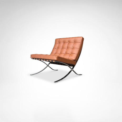 Barcelona Lounge Chair MR90 by Mies van der Rohe for Knoll – fauteuils, Leather