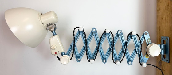 Image 1 of Industrielle Scherenlampe aus Ostdeutschland von Reif Dresden, 1950er Jahre