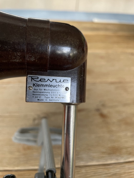 Image 1 of Lampada da tavolo Revue Klemlamp vintage tipo R50