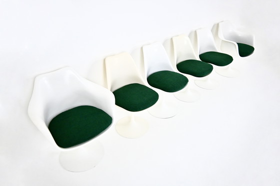 Image 1 of Sedie da pranzo Tulip di Eero Saarinen per Knoll International, anni '70, set di 6