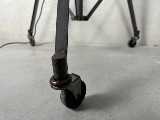 Image 1 of Vintage Industrial Theater Spot on Tripod - Cremer