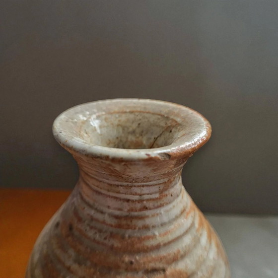 Jarrón de gres firmado / Puisaye / Lion – Jarrones, Porcelain (photo 7 of 7)